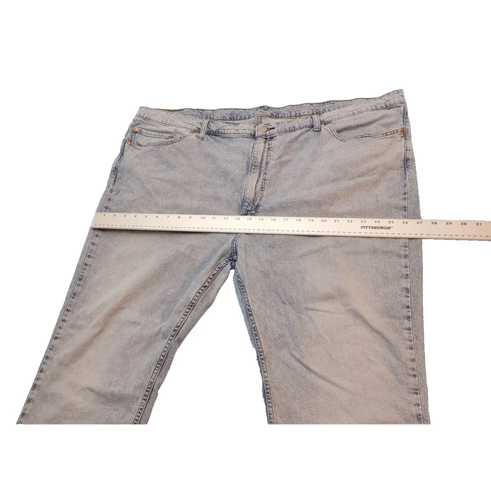 Levi's 511 Slim Fit Mens Jeans 50x29 Blue Denim Light Wash Patina Classic